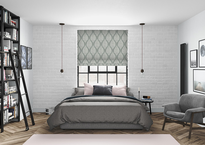 Treasure, Chrome - Roman Blind - Image 5